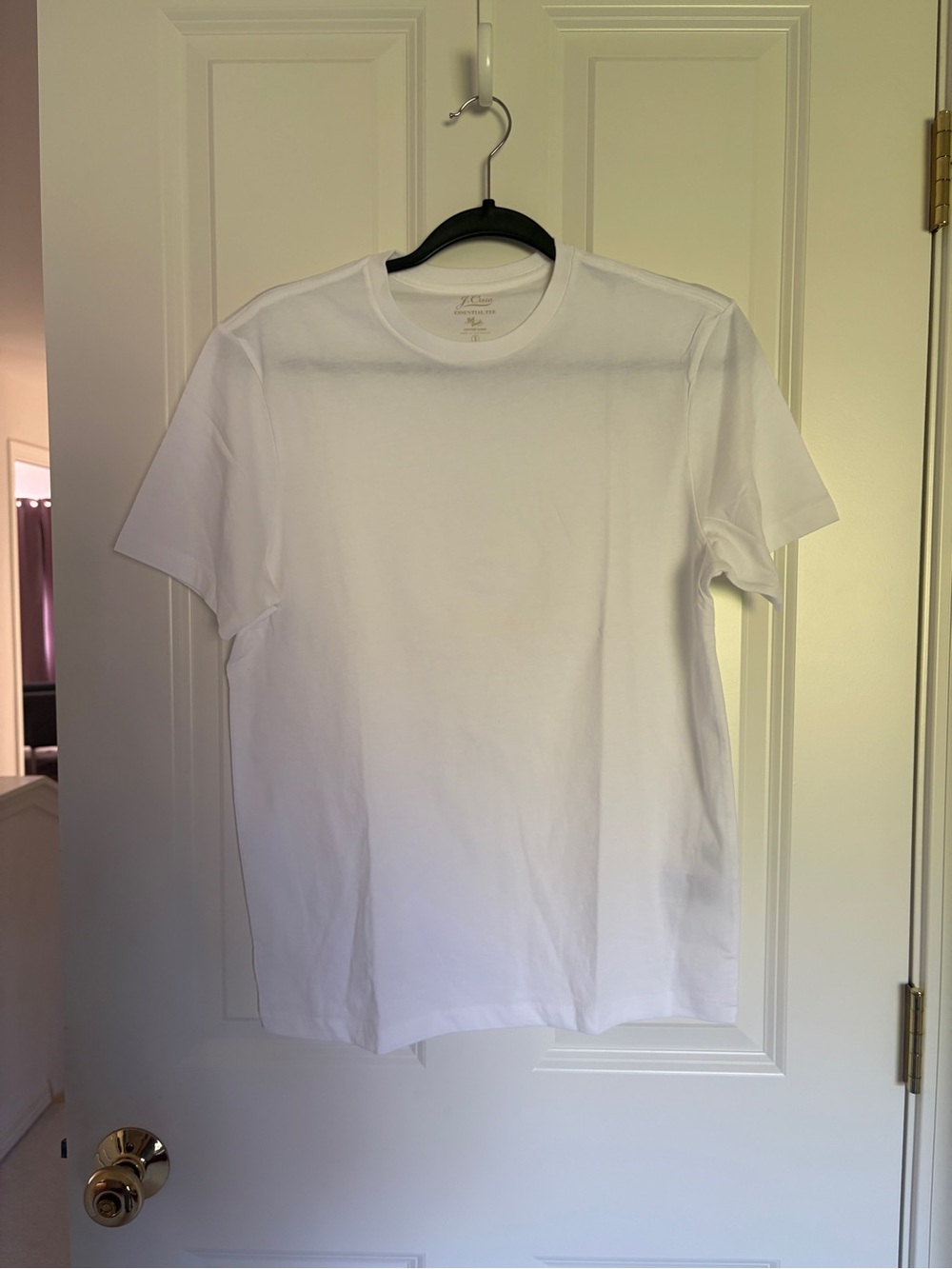J. Crew White Short-Sleeve Crewneck T-Shirt